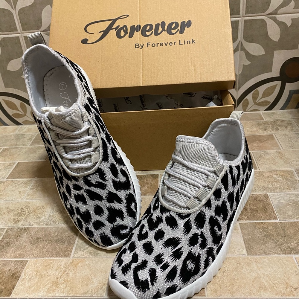 Forever Young athletic shoes.